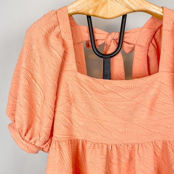 Free People Violet Mini Dress Grapefruit Medium M - Picture 3 of 11